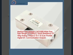 Tıbbi Akış Sensörleri CAFS5008 Geniş Akış Hızı Arası 0-60m/S, Şok Direnci 100g Analog Çıktı (1 ila 5 V) (Dijital I2C İletişim Çıktısını Sağlayabilir)